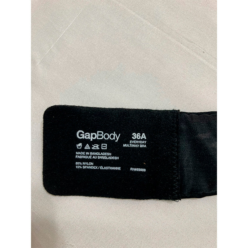 GapBody Everyday Essentials Multi-Way Bra Black 36A