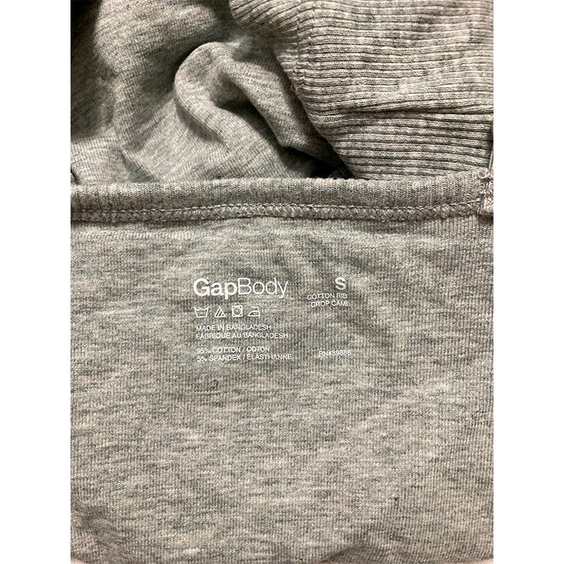 GapBody Logo Comfort Cropped Bralette Grey S