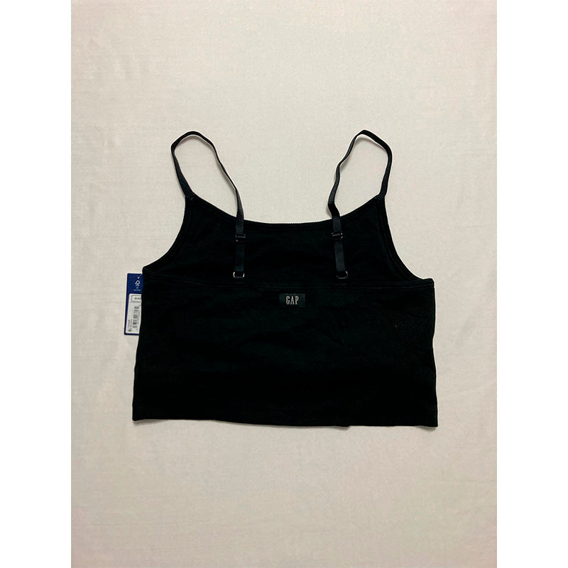 GapBody Logo Comfort Cropped Bralette Black M