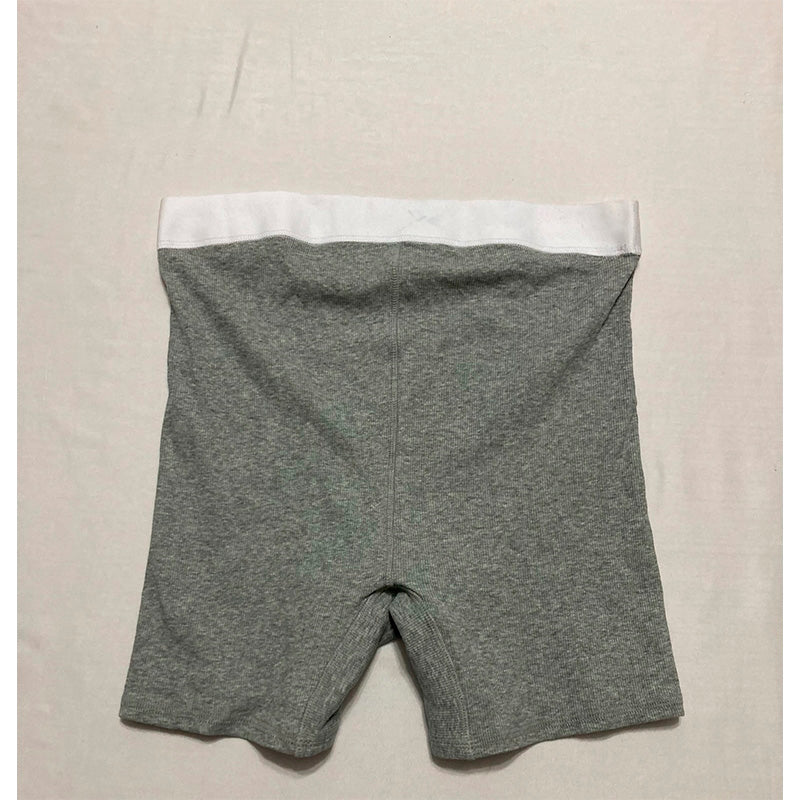 GapBody Women's Logo Comfort High-Waist Shorts Grey M