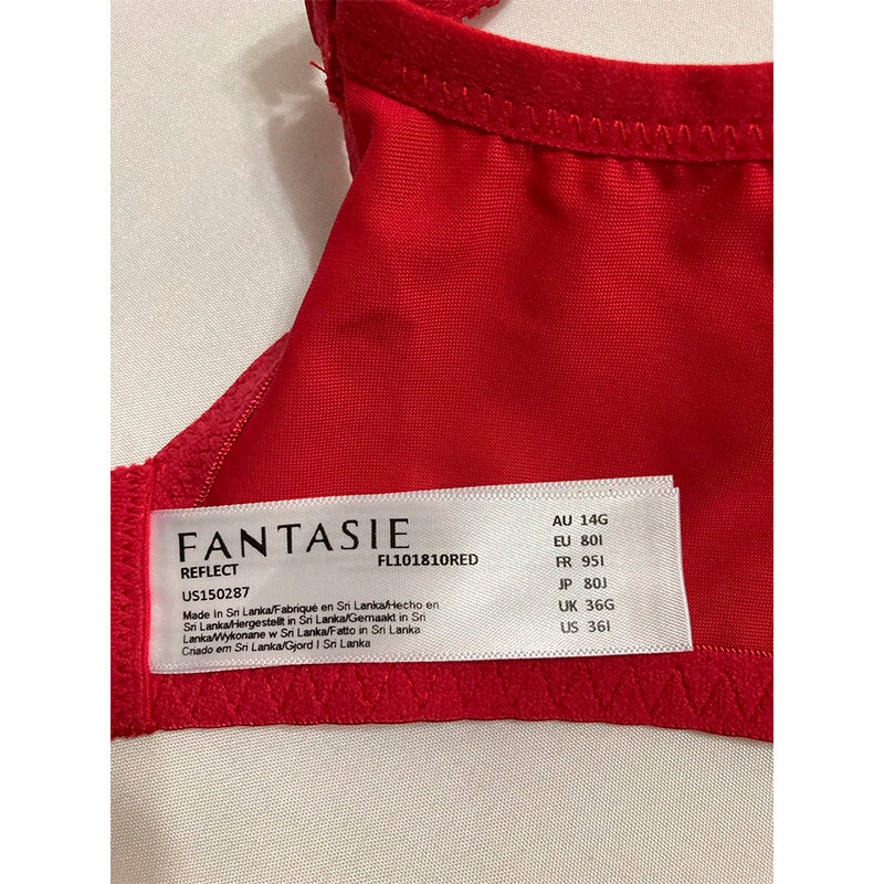 Fantasie Reflect Underwire Molded Spacer Bra Red 36G