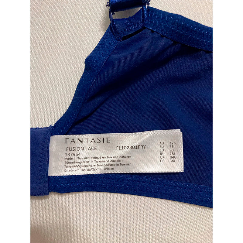 Fantasie Fusion Lace Underwire Side Support Bra French Navy 34G