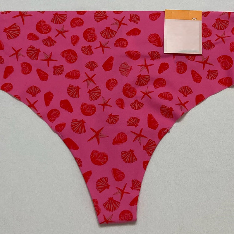 Aqua Intimates Microfiber Thong Pink Combo M