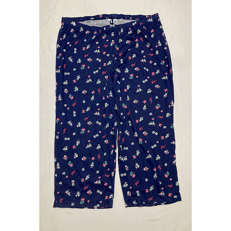 Charter Club Cotton Printed Pajamas Set Blue 2XL