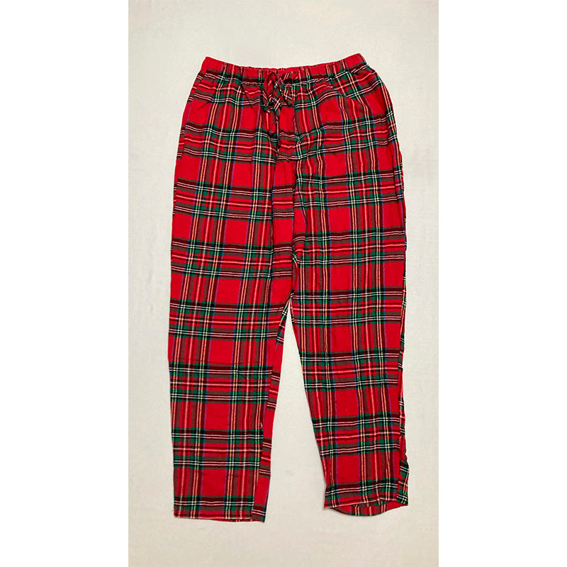 Family Pajamas Men's Brinkley Cotton Plaid Pajamas Set L