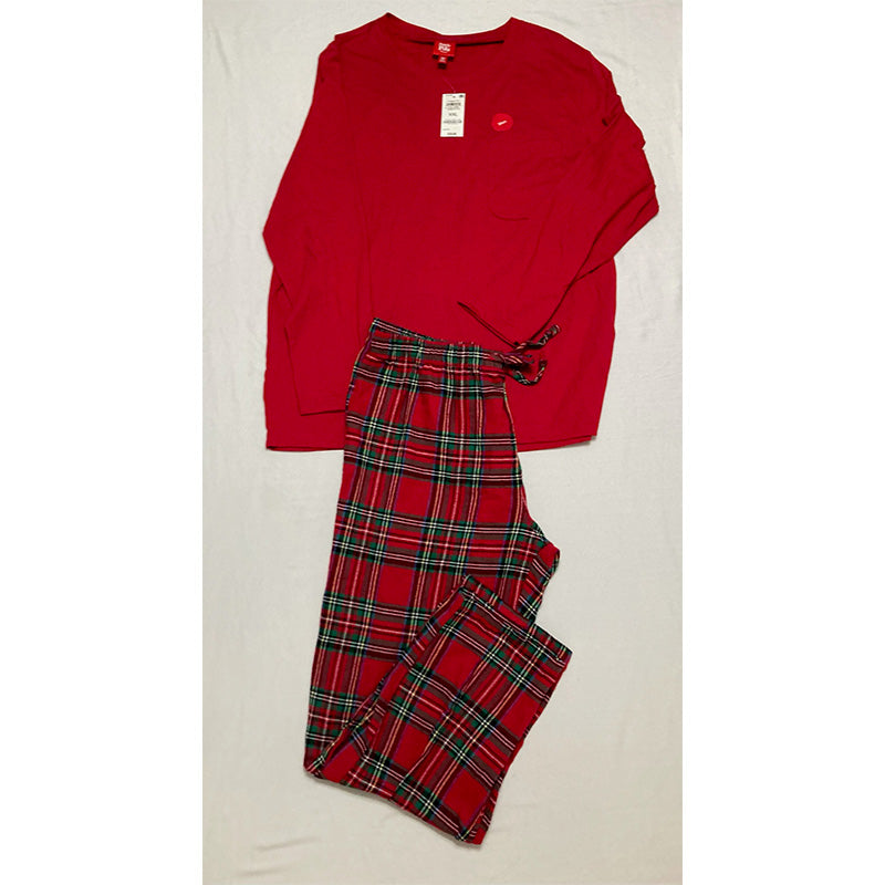 Family Pajamas Men's Mix It Brinkley Pajamas Set 2XL