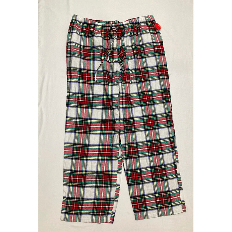 Family Pajamas Stewart Cotton Plaid Pajamas Set Multicolor