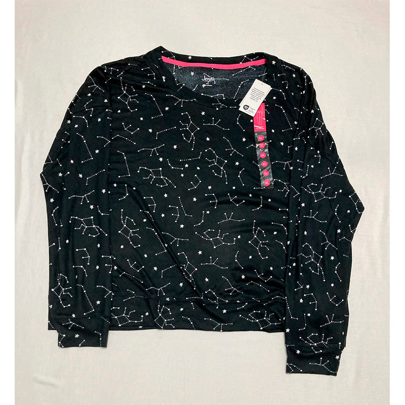 Jenni Pajama Set Long Sleeve Black XL