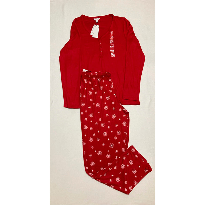 Charter Club 2-Pc Pajama Set Red M