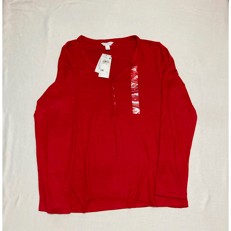 Charter Club 2-Pc Pajama Set Red M