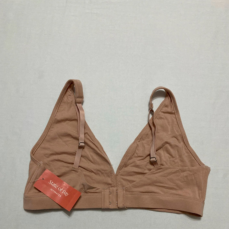 STATE OF DAY Women's Cotton Blend Bralette Nude