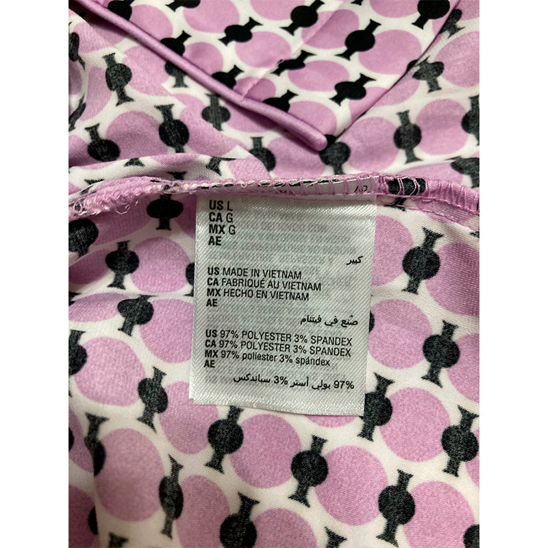INC Pajama Set Top And Short Multicolor L