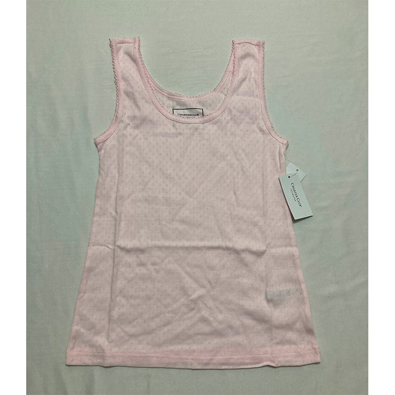 Charter Club Tank Hang Baby Pink M