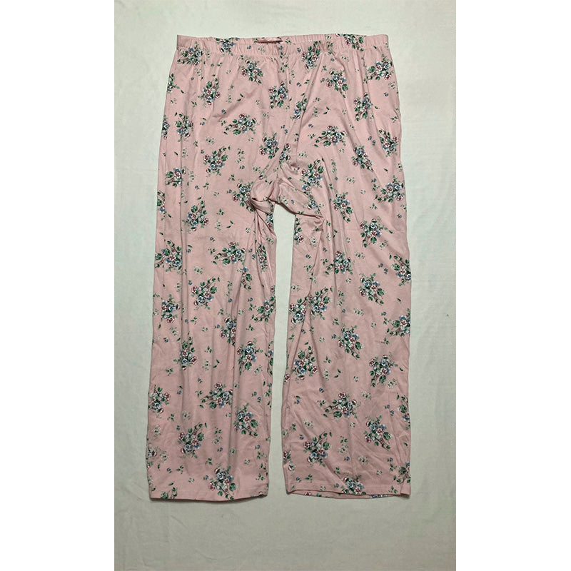 Charter Club 2 Piece Pajama Set Small Bouq Pink XXL