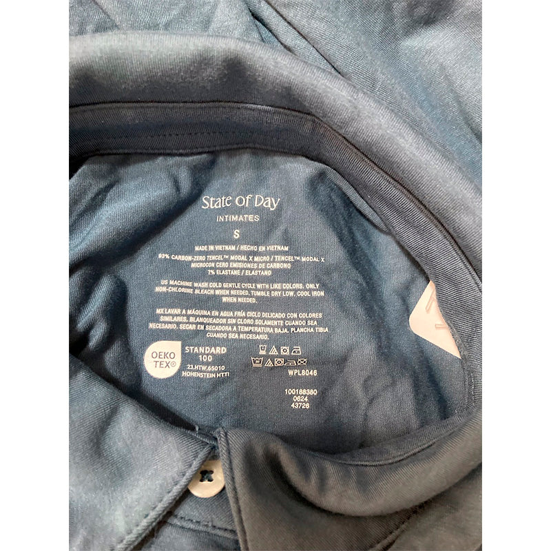 State of Day Sleepshirt Storm Blue S