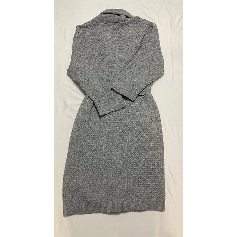 State Of Day Robe Notch Collar Grey XL/XXL