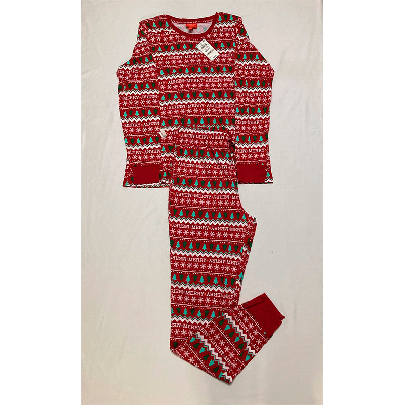 Holiday Lane Pajama Set 2 Piece Multicolor S