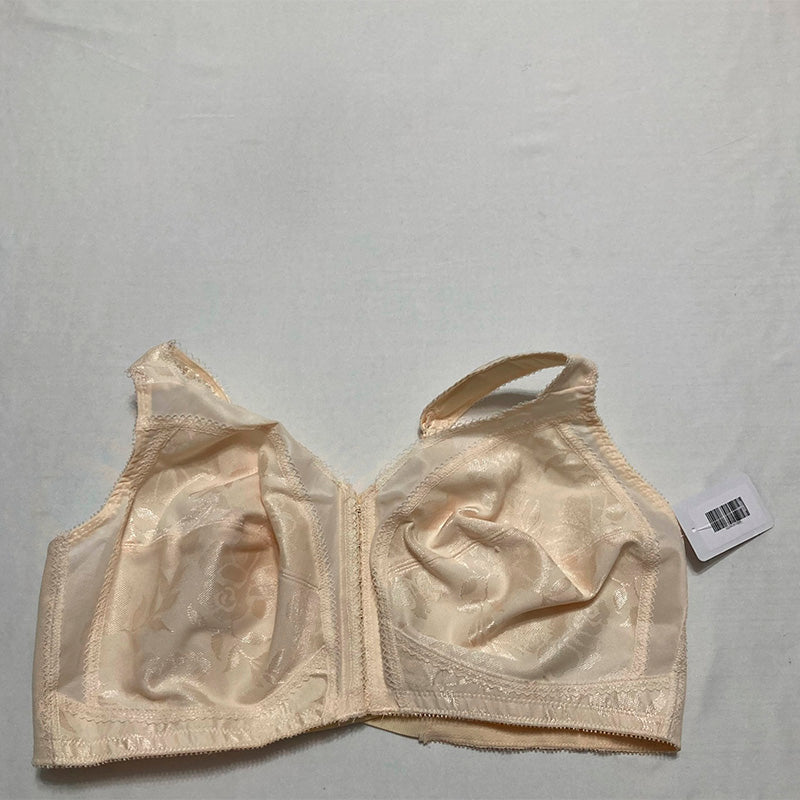 Playtex Front-close Wirefree W/ Flex Back Full Coverage Bra, Light Beige 44D
