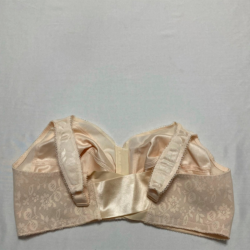Playtex Front-close Wirefree W/ Flex Back Full Coverage Bra, Light Beige 44D