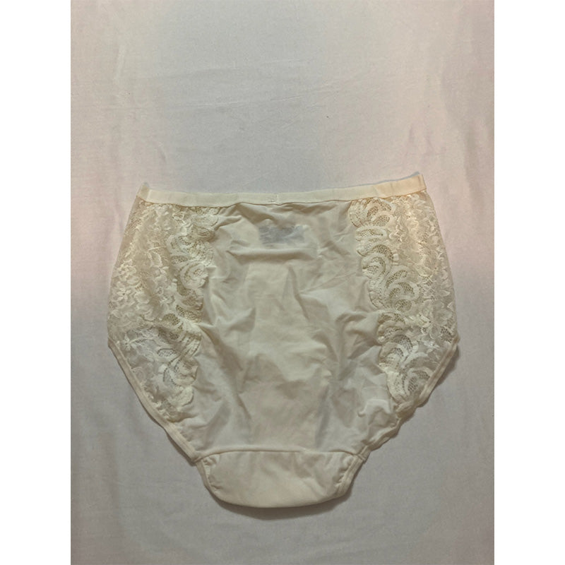 Bali One U Tummy Smoothing Lace Accents Brief Pearl 8