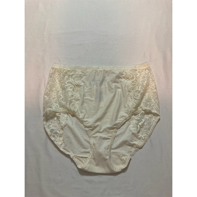 Bali One U Tummy Smoothing Lace Accents Brief Pearl 8
