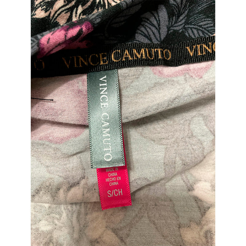 Vince Camuto Pajama Set Robe And Dress Multicolor S