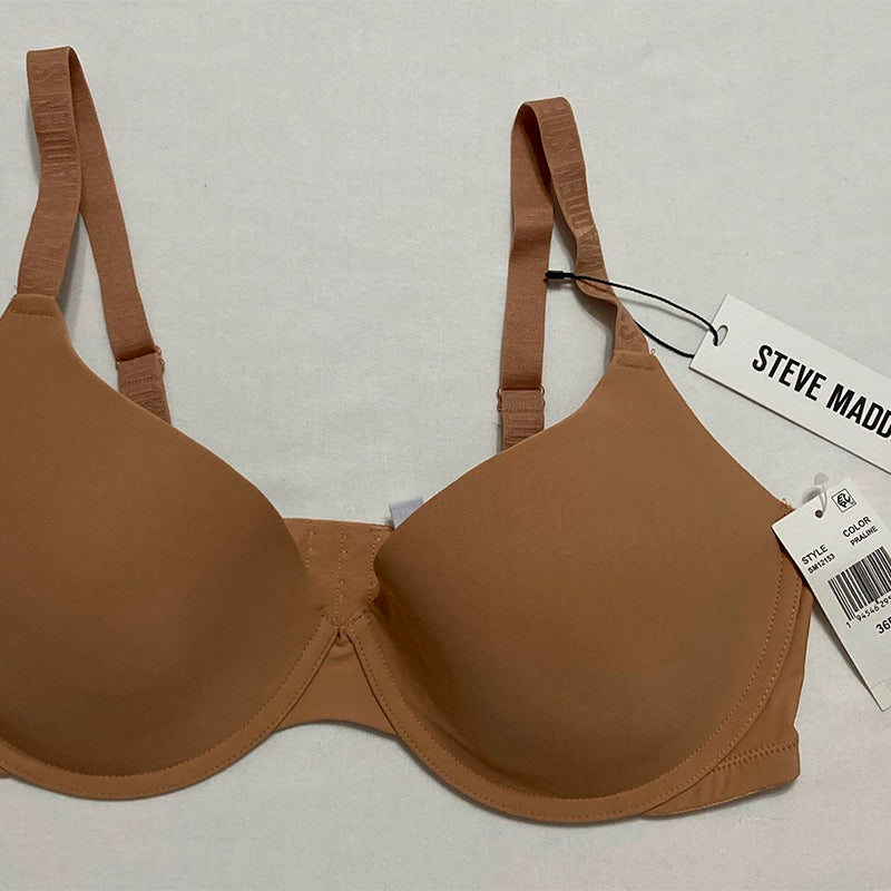 Steve Madden Demi Logo-Strap T-Shirt Bra Nude 36D