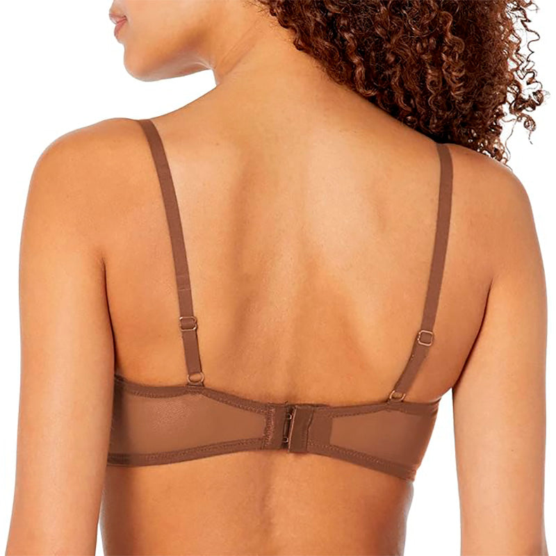 Steve Madden Mesh Balconette Bra Tiramisu 34DD