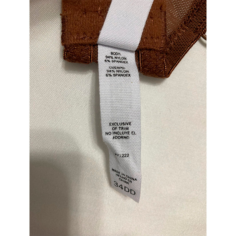 Steve Madden Mesh Balconette Bra Tiramisu 34DD