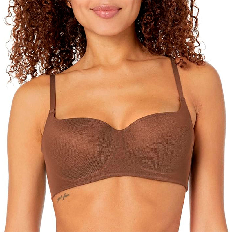 Steve Madden Mesh Balconette Bra Tiramisu 34DD
