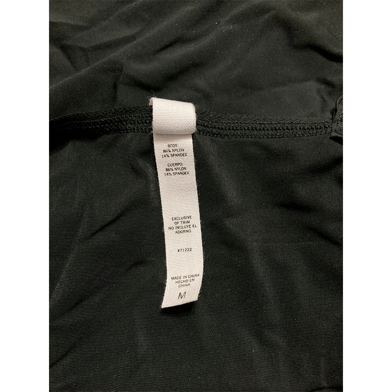 Steve Madden Embossed Stretch Micro Slip Black M