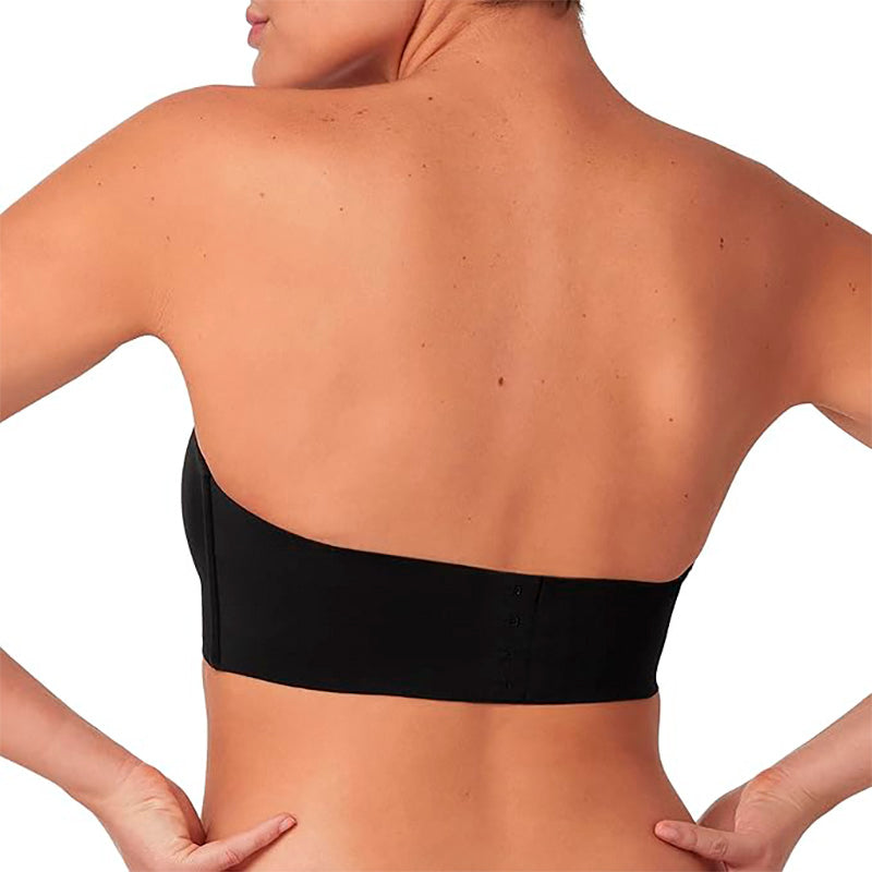 Maidenform Pure Comfort Strapless Wireless Bra Black XL