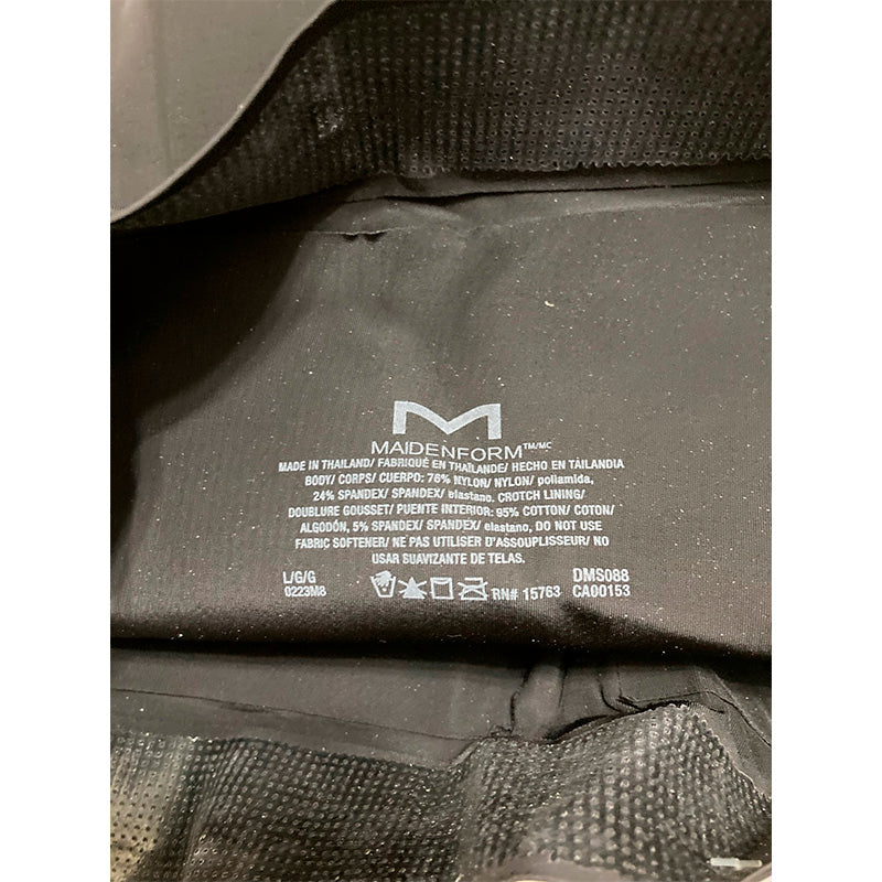 Maidenform  Shapewear Underwear Firm-Control Girlshort Firm-Control Panties Black L