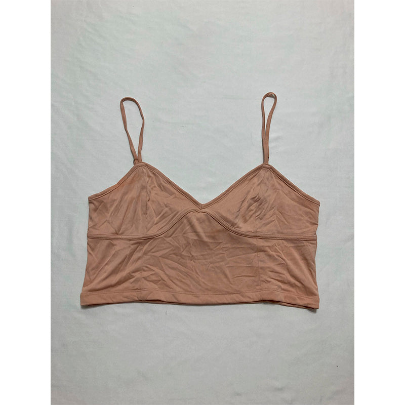 Bcbgmaxazria Crop Top Nude XL