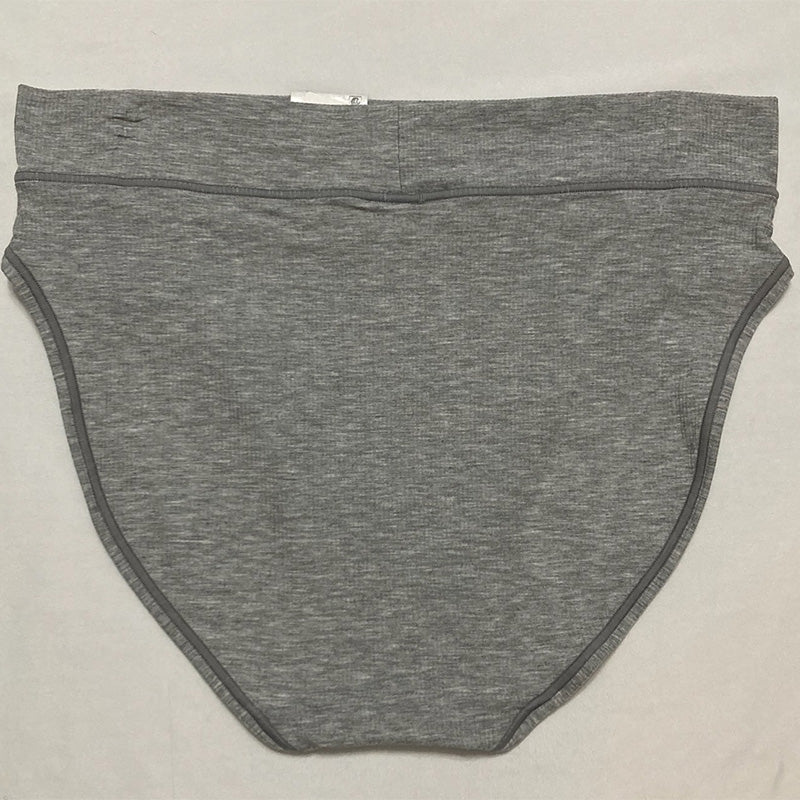 Wacoal Balancing Act Hi Cut Brief Panty Grey Heather XL