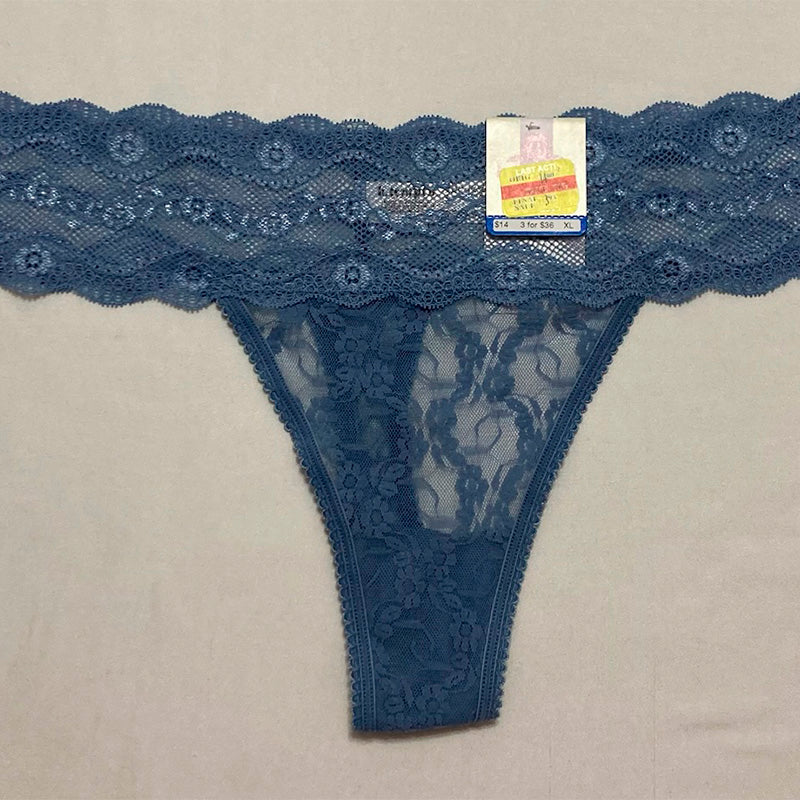 b.tempt'd Lace Kiss Thong Panty Infinity XL