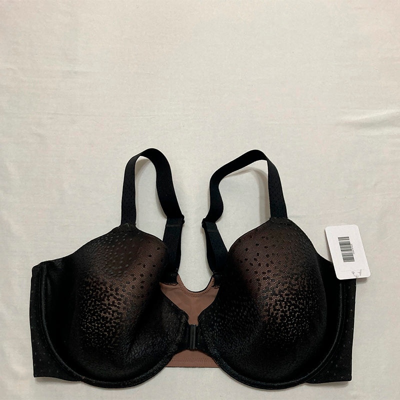 Wacoal Back Appeal Front Close Racerback T-Shirt Bra Black 40DDD