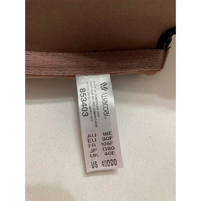 Wacoal Back Appeal Front Close Racerback T-Shirt Bra Black 40DDD