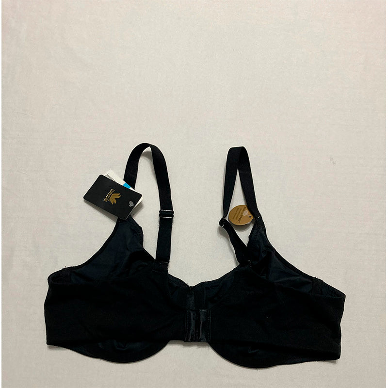 Wacoal Women's Inside Job Unlined Underwire Bra Black 36C