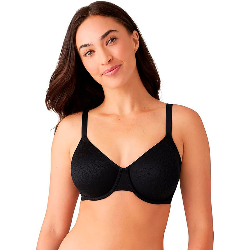 Wacoal Women's Inside Job Unlined Underwire Bra Black 36C