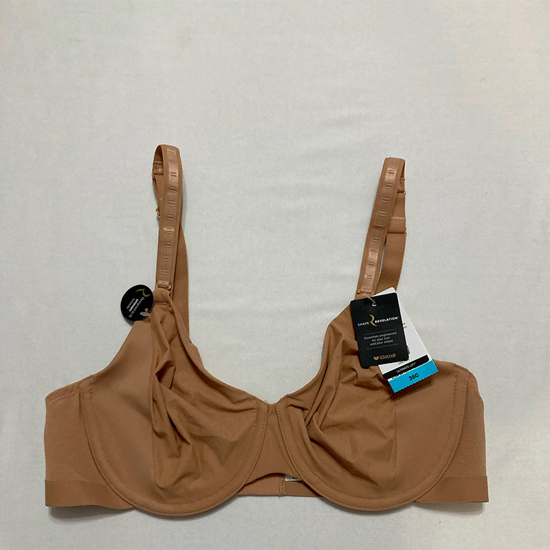 Wacoal Uneven Shape Revelation Unlined Underwire Bra Praline 36C