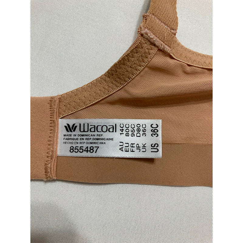Wacoal Uneven Shape Revelation Unlined Underwire Bra Praline 36C