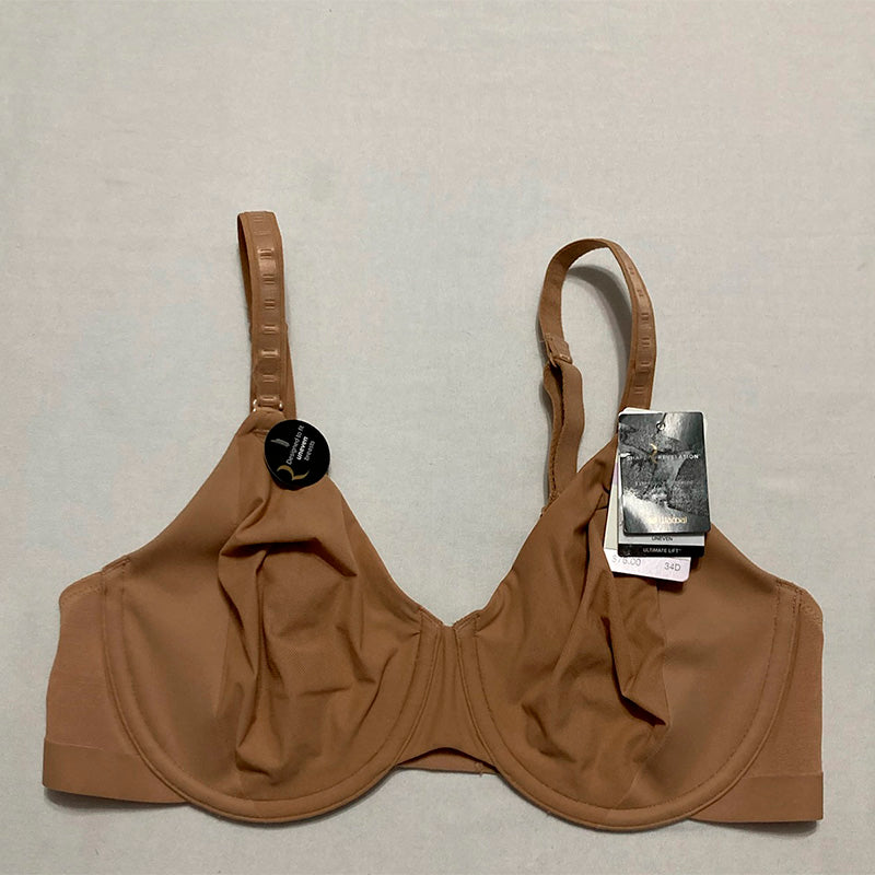 Wacoal Uneven Shape Revelation Unlined Underwire Bra Praline 34D