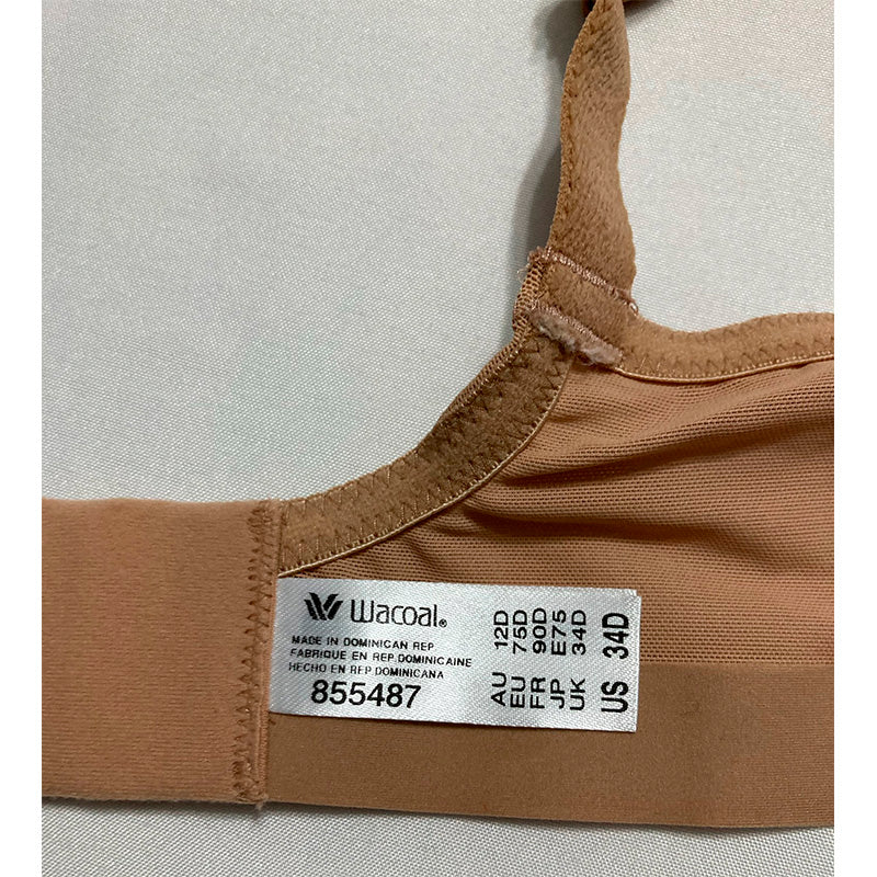Wacoal Uneven Shape Revelation Unlined Underwire Bra Praline 34D