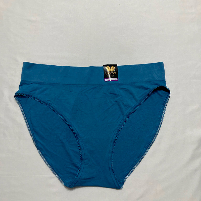 Wacoal Feeling Flexible Seamless Hi Cut Panty Coronet Blue XXL