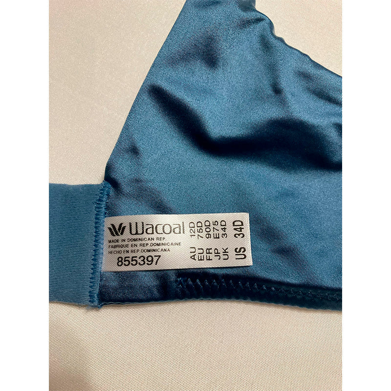 Wacoal Inner Sheen Underwire Bra Coronet Blue 34D