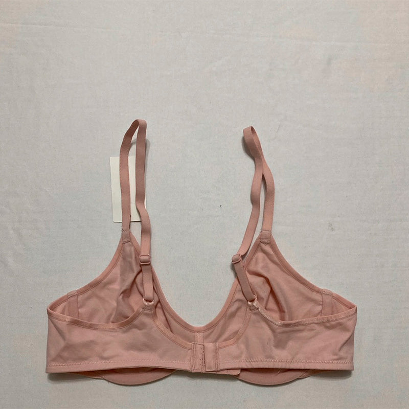 b.tempt'd Cotton to a Tee Scoop Underwire Bra Rose Smoke 36B