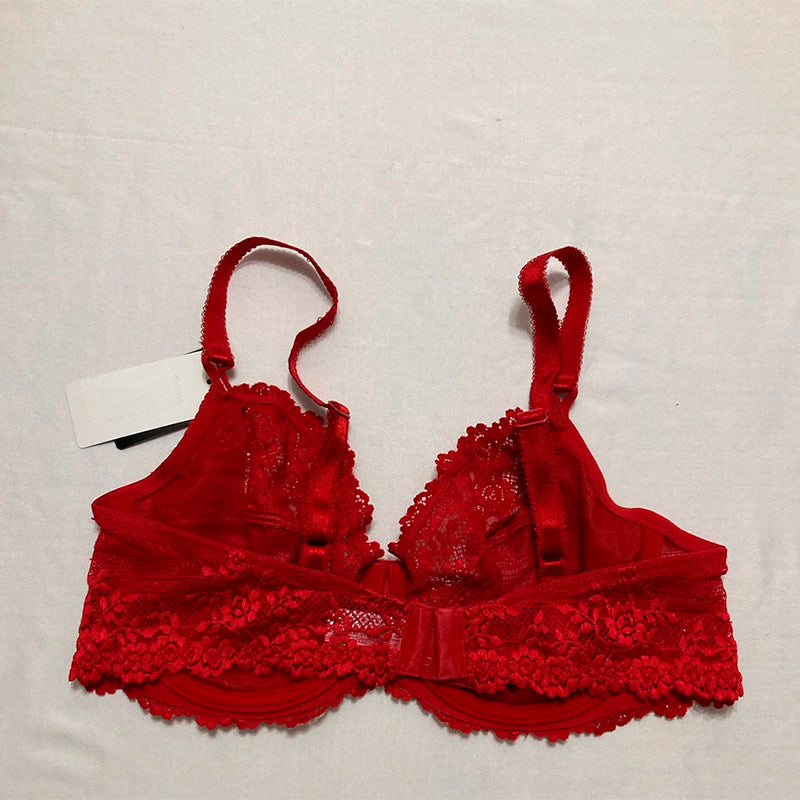 Wacoal Embrace Lace Underwire Bra Equestrian Red 38C