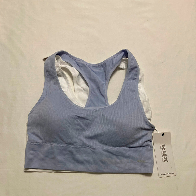 RBX Active Athletic Yoga Crop Tank Top 2 Pack Multicolor XL