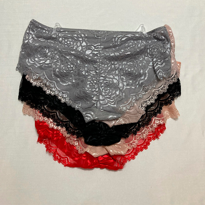 Rene Rofe Pack 5 Panties Lace Multicolor XL